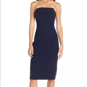 Jill Stuart Harlow Strapless Dress Navy Size 4
